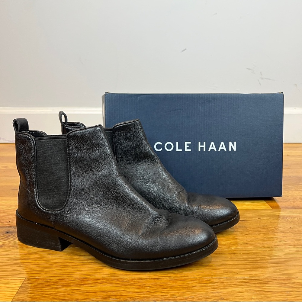 Cole Haan Ankle Black Boots Women’s Size 6 1/2B
